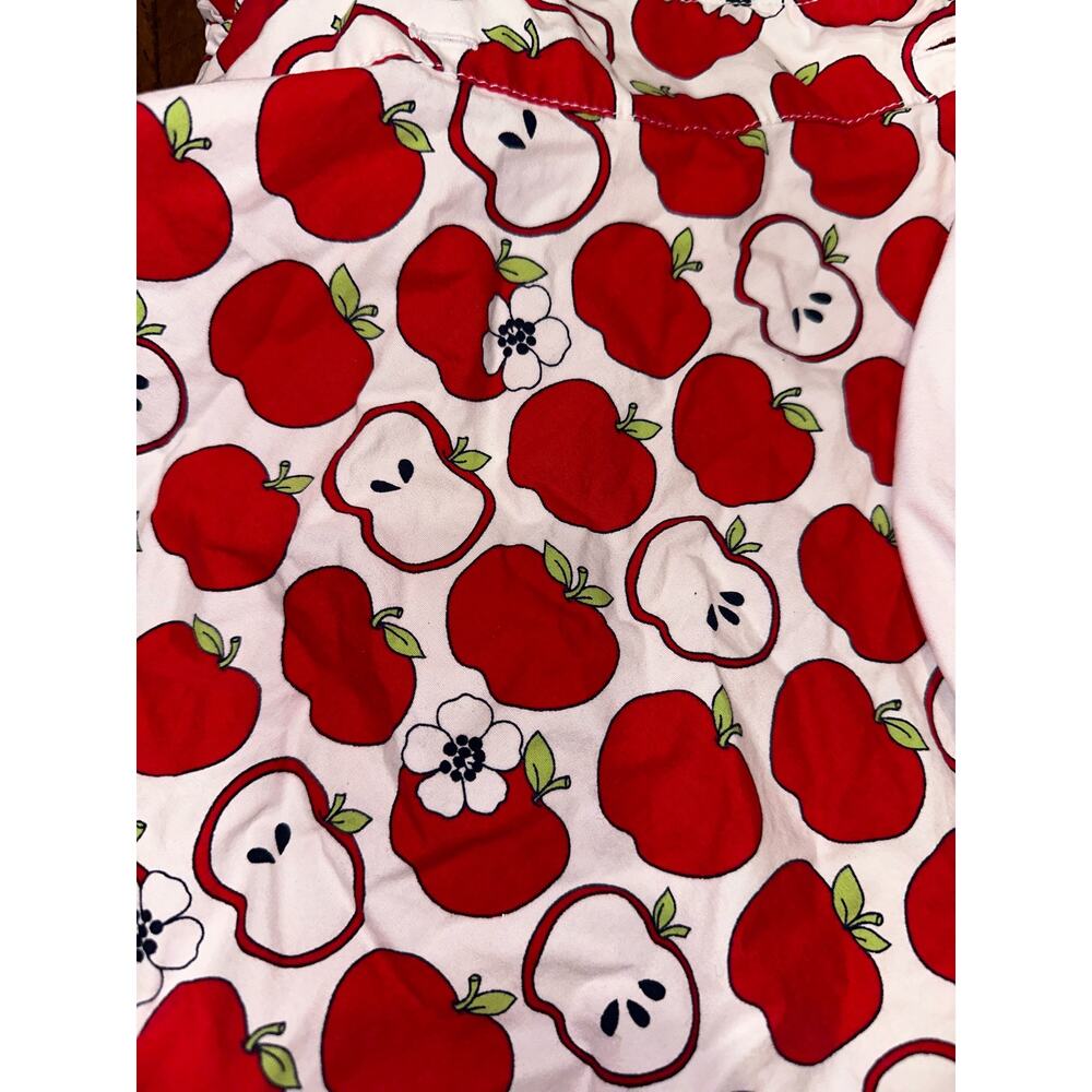 GYMBOREE Adorable Apple Print Twirl Dress & Bloomers Sz. 6-12M EUC  Comfort - Picture 6 of 14